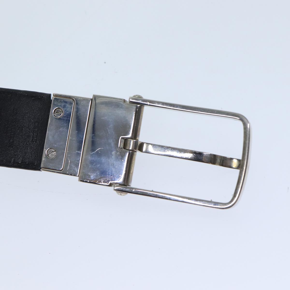 LOUIS VUITTON Epi Damier Belt Leather 3Set Black LV fm3295