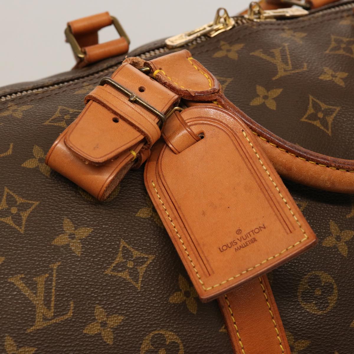 LOUIS VUITTON Monogram Keepall 60 Boston Bag M41422 LV fm3399