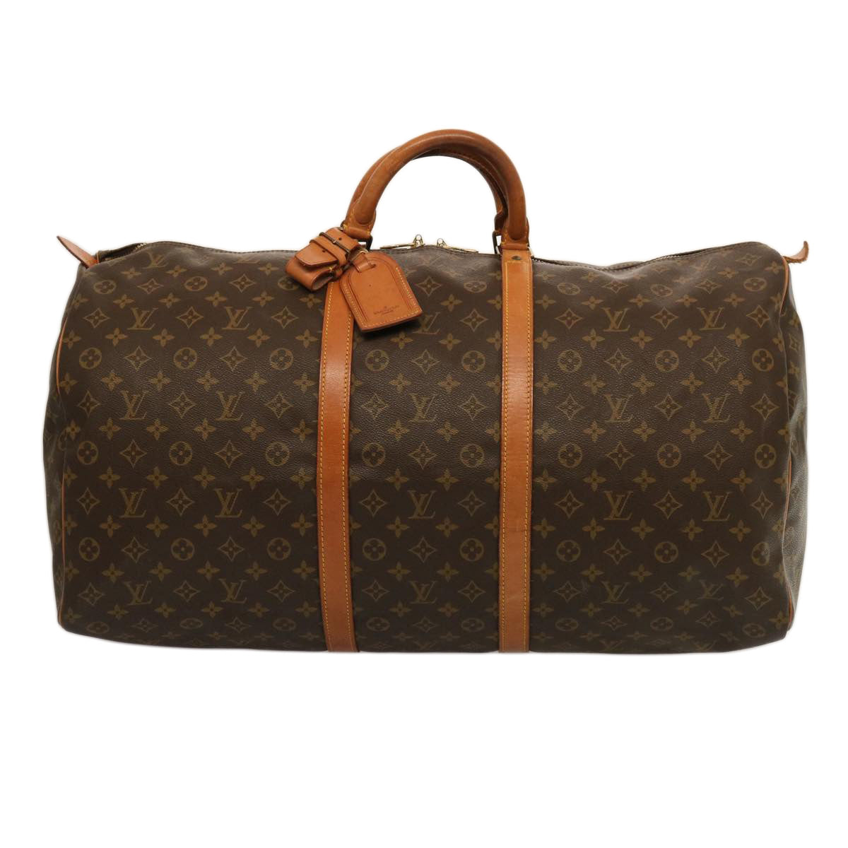 LOUIS VUITTON Monogram Keepall 60 Boston Bag M41422 LV fm3399