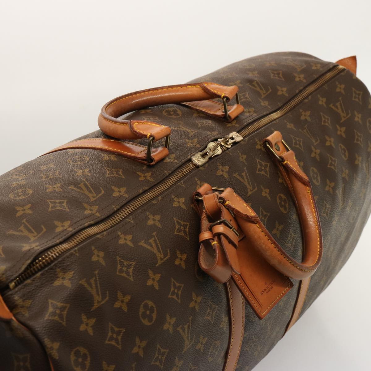 LOUIS VUITTON Monogram Keepall 60 Boston Bag M41422 LV fm3399