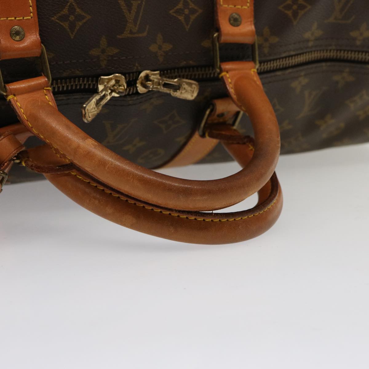 LOUIS VUITTON Monogram Keepall 60 Boston Bag M41422 LV fm3399