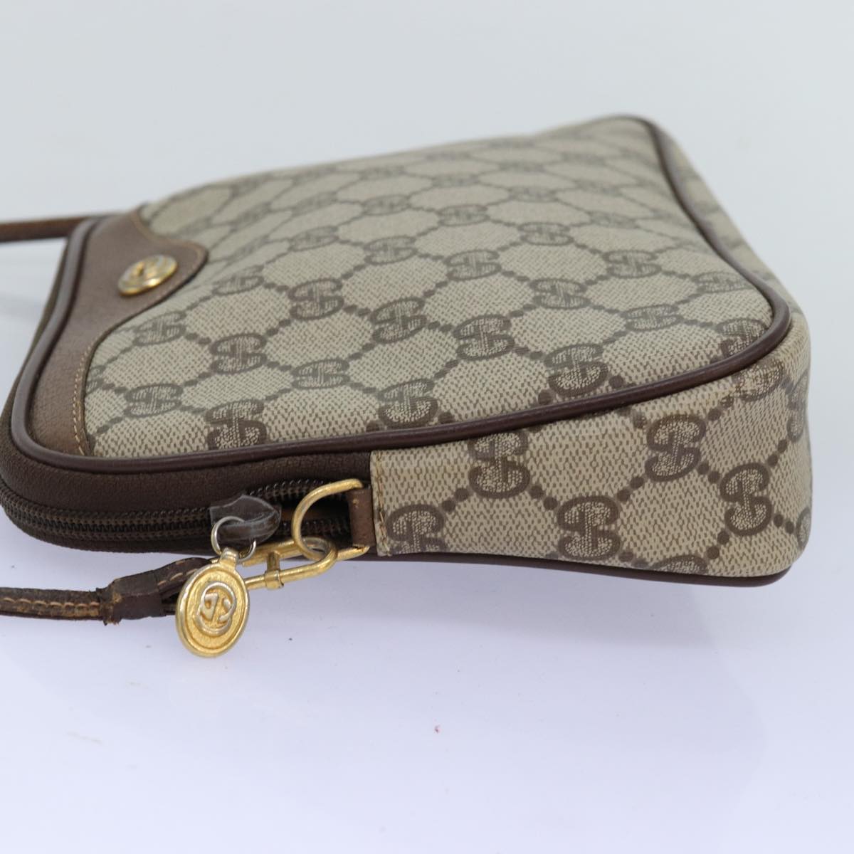 Luxury Gucci Trending 2025 GG Supreme Shoulder Bag PVC Beige 97 02 068  fm3411