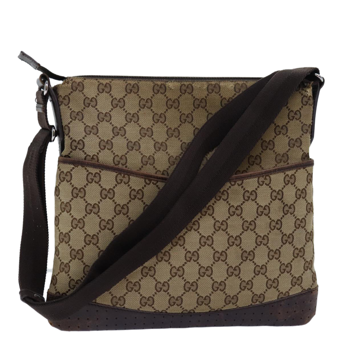 Luxury Gucci Trending 2025 GG Canvas Shoulder Bag Beige 145857  fm3430