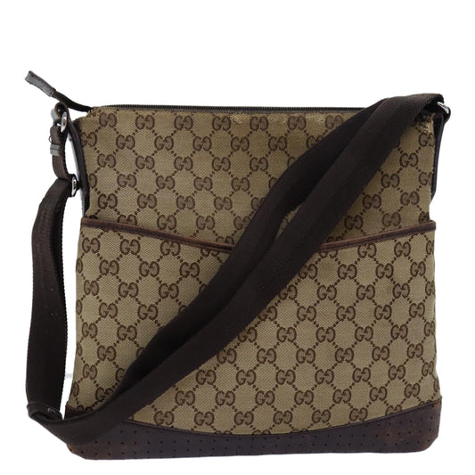 Luxury Gucci Trending 2025 GG Canvas Shoulder Bag Beige 145857  fm3430