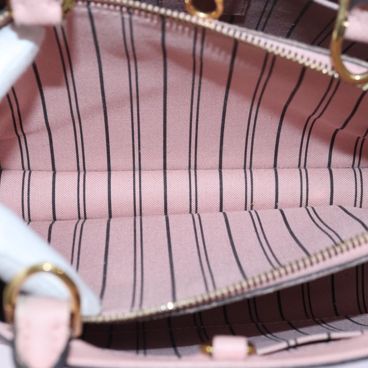 LOUIS VUITTON Monogram Empreinte Montaigne BB Bag Pink Rose M44123 fm3558A