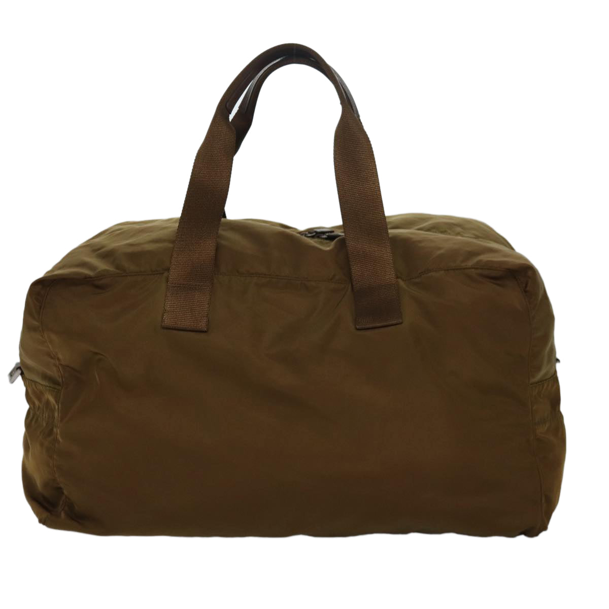Luxury Prada Boston Bag Nylon Brown  fm3614