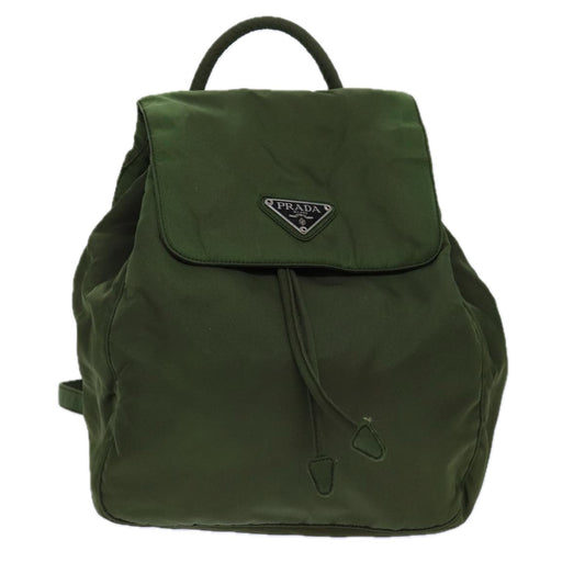 Luxury Prada Backpack Nylon Khaki  fm3668