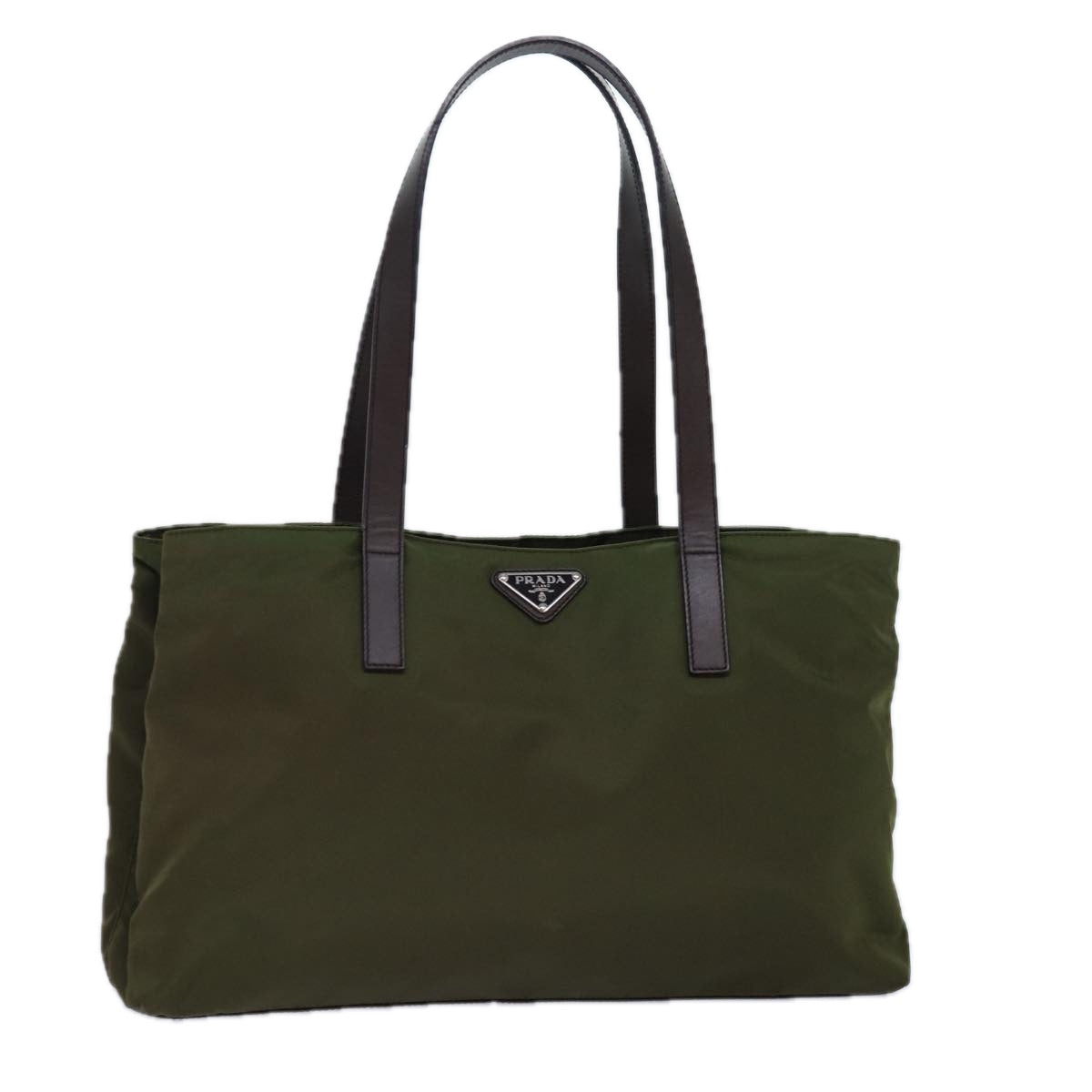 Luxury Prada Tote Bag Nylon Khaki  fm3670