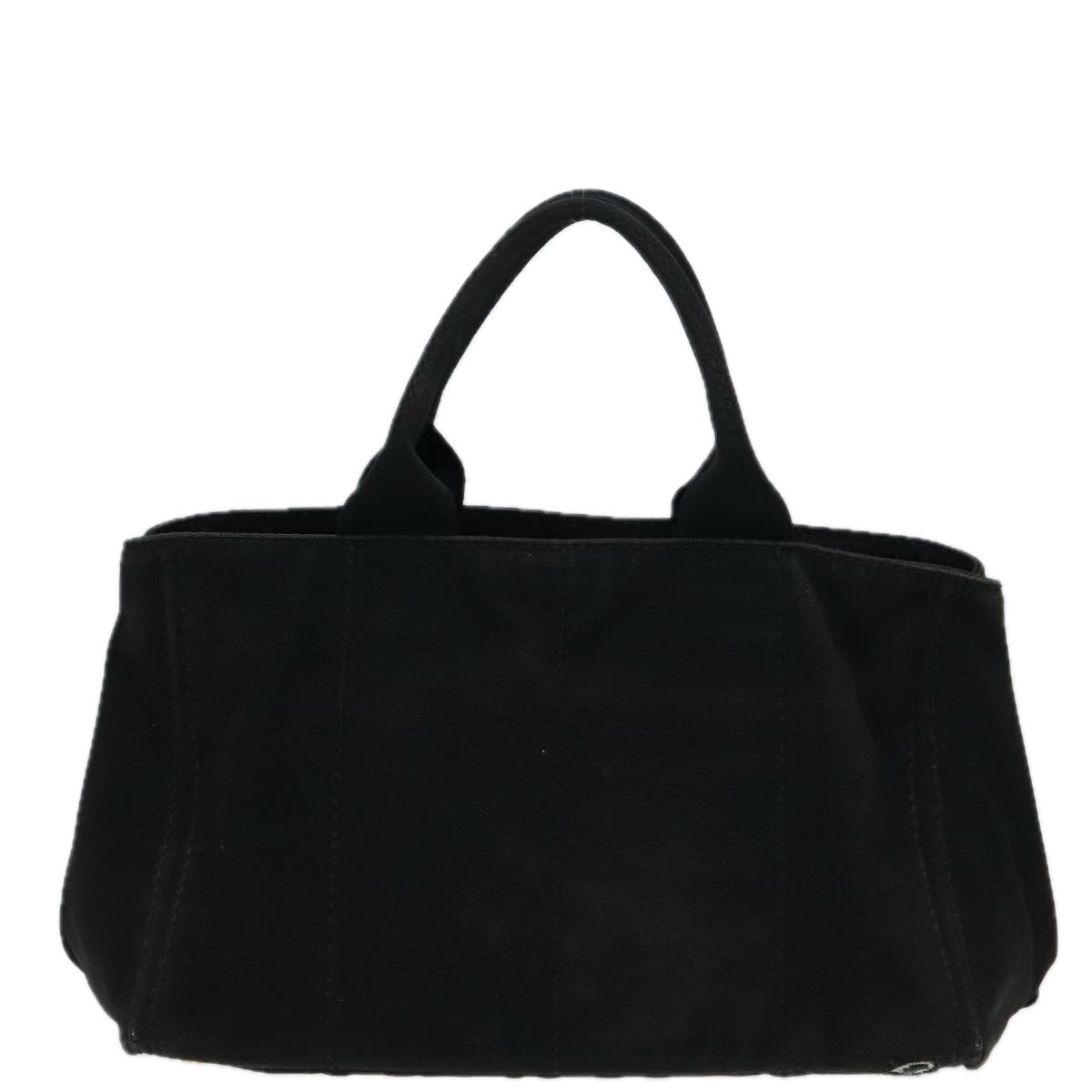 Luxury Prada Canapa MM Hand Bag Canvas Gold Black  fm3805