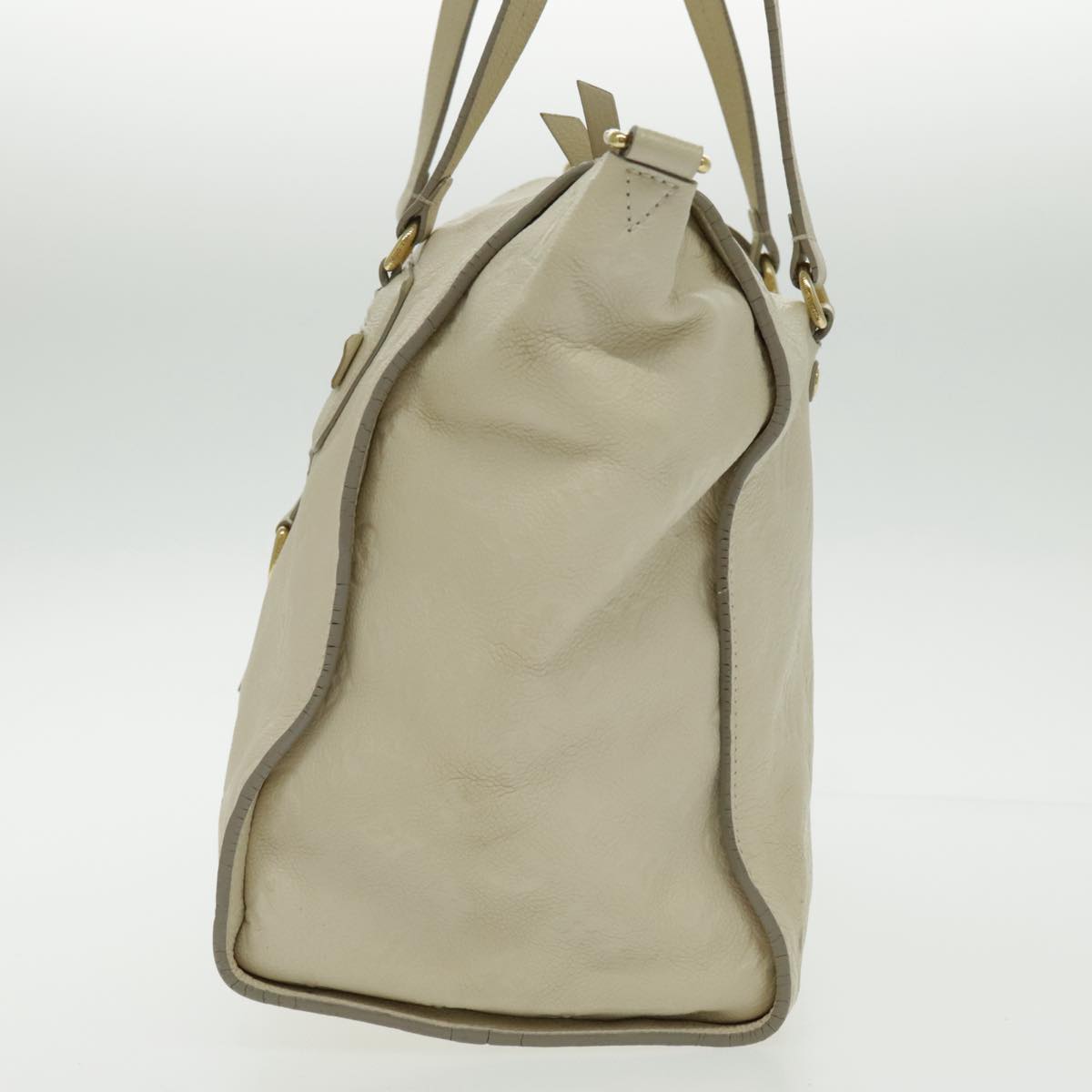 LOUIS VUITTON Monogram Empreinte Lumineuse PM Tote Bag Neige M93411 fm3942