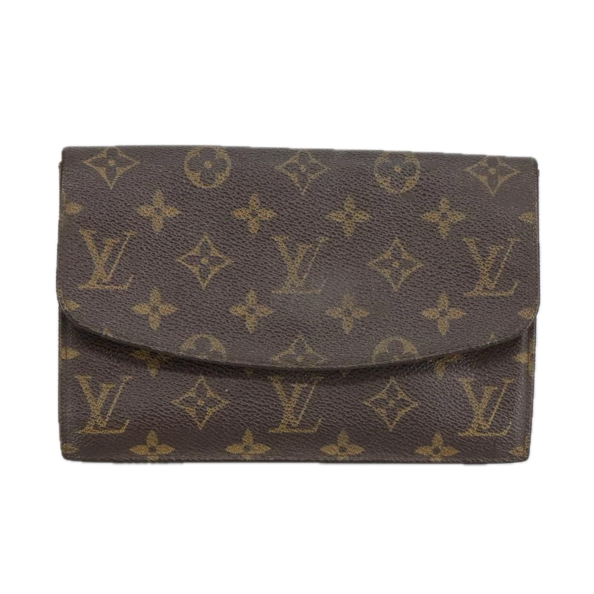 LOUIS VUITTON Monogram Pochette Rabat 20 Clutch Bag M51935 LV fm4026