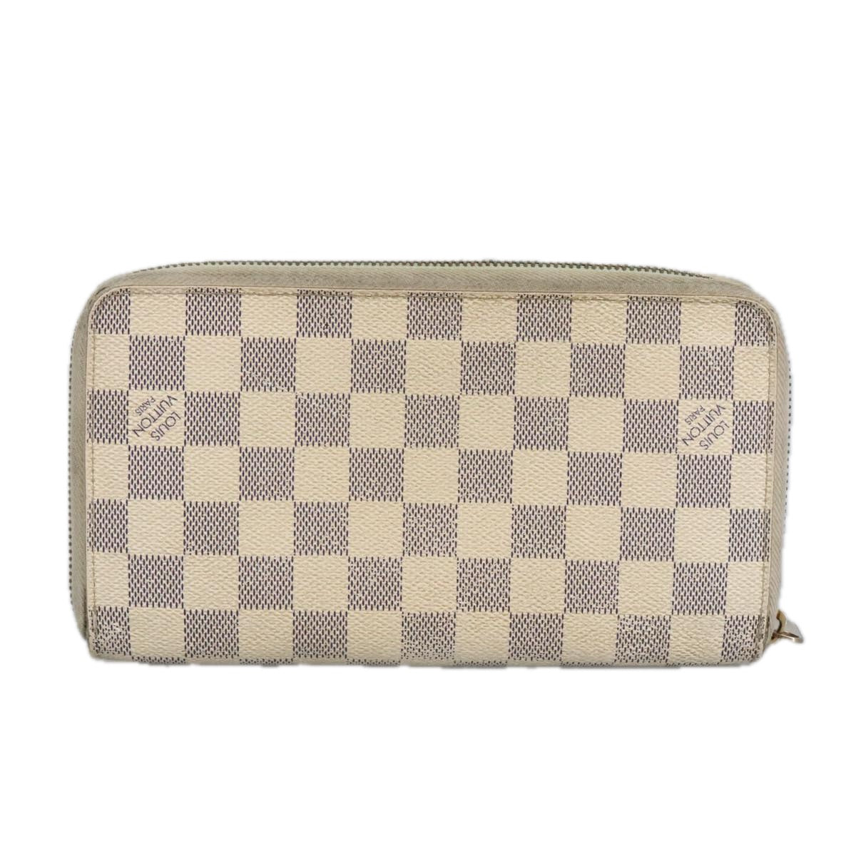 LOUIS VUITTON Damier Azur Zippy Organizer Long Wallet N60012 LV fm4041