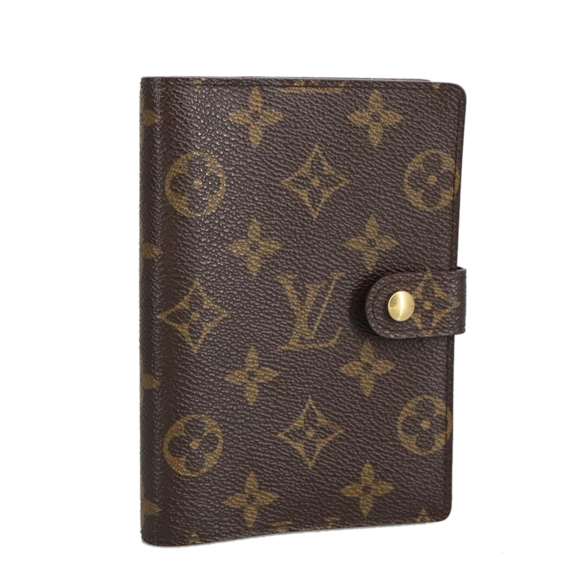 LOUIS VUITTON Monogram Agenda PM Day Planner Cover R20005 LV fm4045