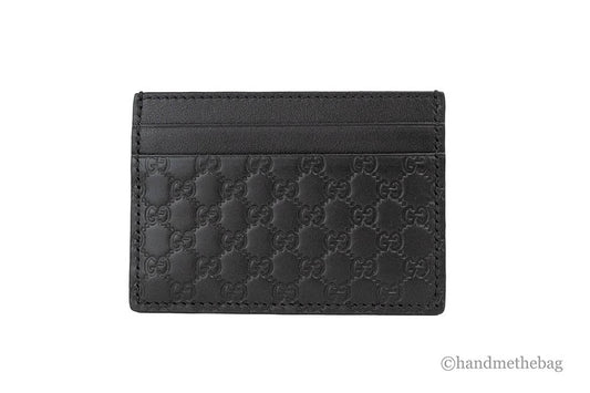 Luxury Gucci Microguccissima Monogram Logo Soft Margaux Leather Card Case