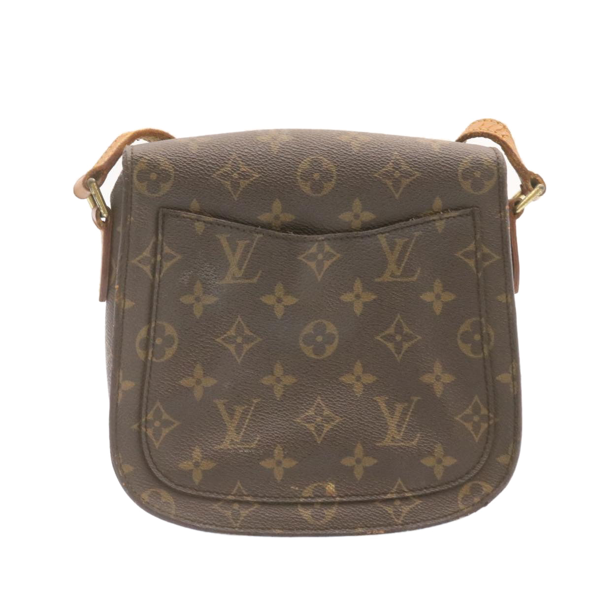 LOUIS VUITTON Monogram Saint Cloud MM Shoulder Bag M51243 LV am1071g
