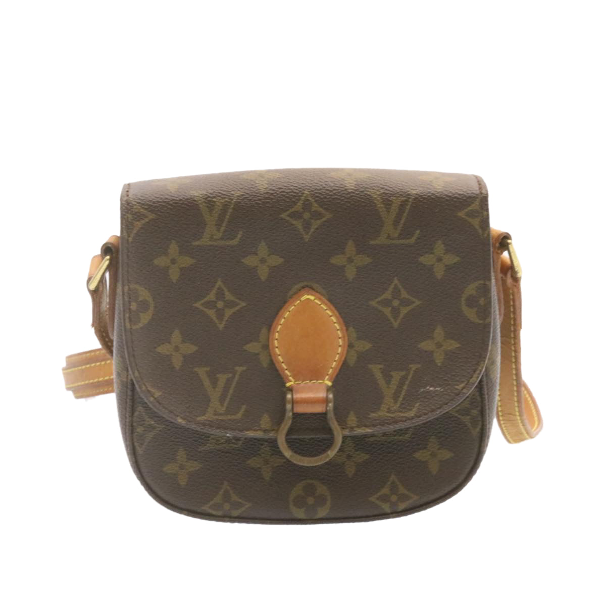 LOUIS VUITTON Monogram Saint Cloud PM Shoulder Bag M51244 LV am1072g