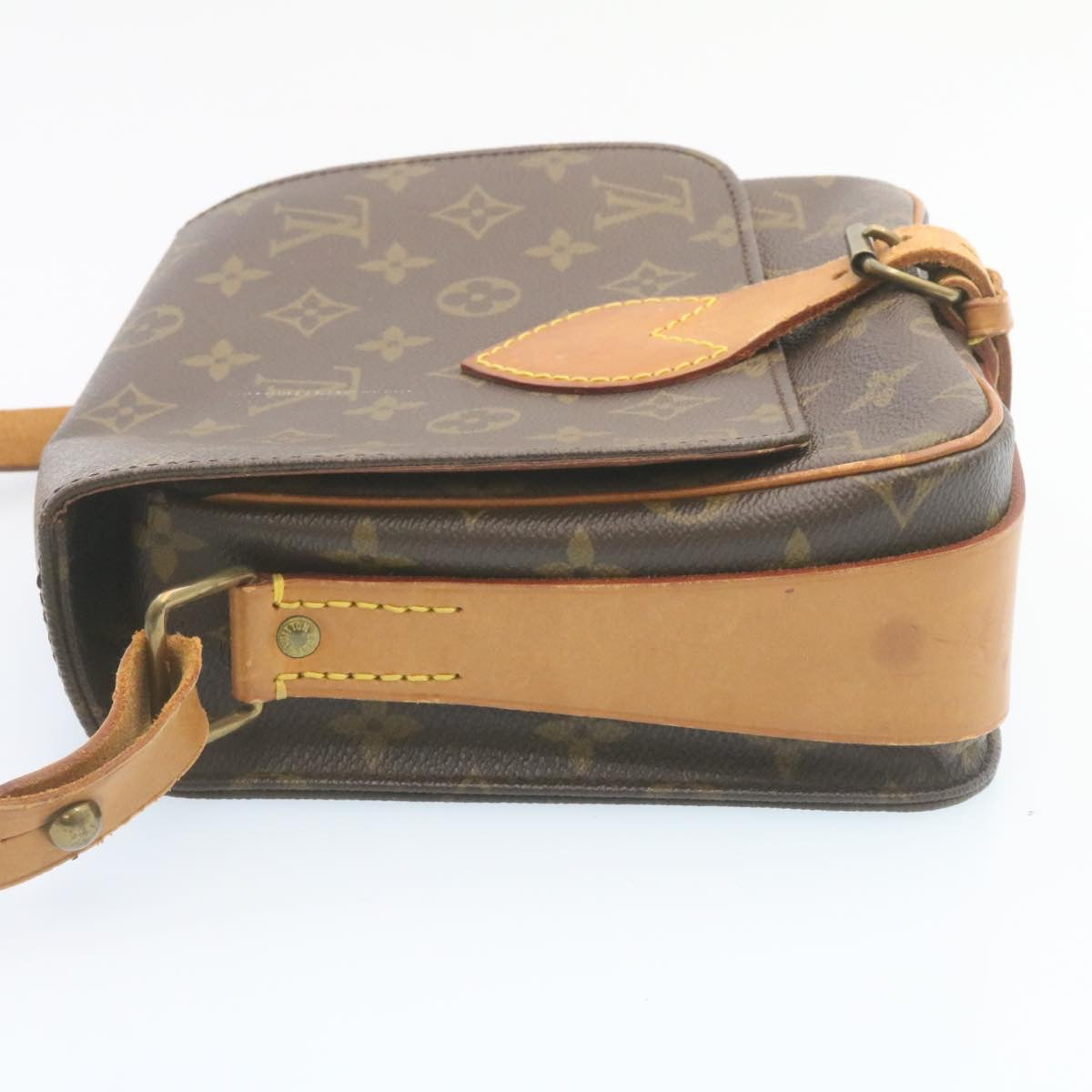 LOUIS VUITTON Monogram Cartouchiere MM Shoulder Bag M51253 LV am2015g