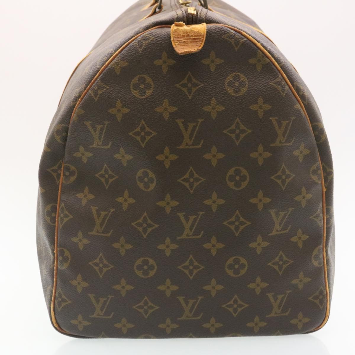 LOUIS VUITTON Monogram Keepall 55 Boston Bag M41424 LV am2150g