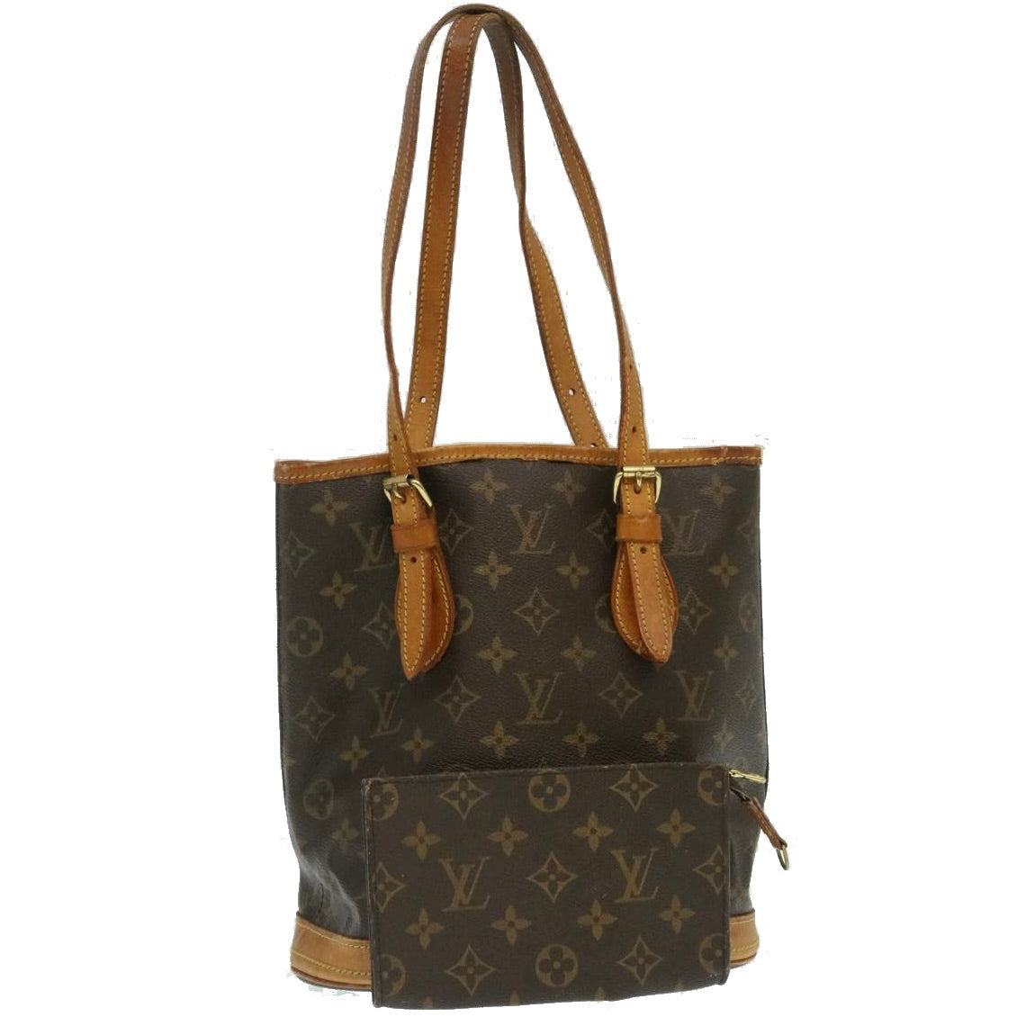 LOUIS VUITTON Monogram Bucket PM Shoulder Bag M42238 LV am2255g