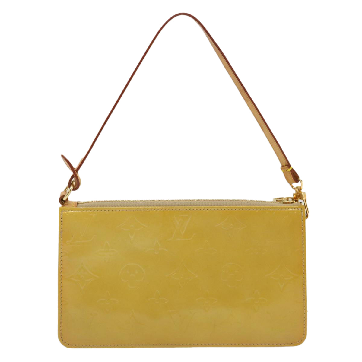 LOUIS VUITTON Monogram Vernis Lexington Pouch Beige Ｍ91010 LV am2359g