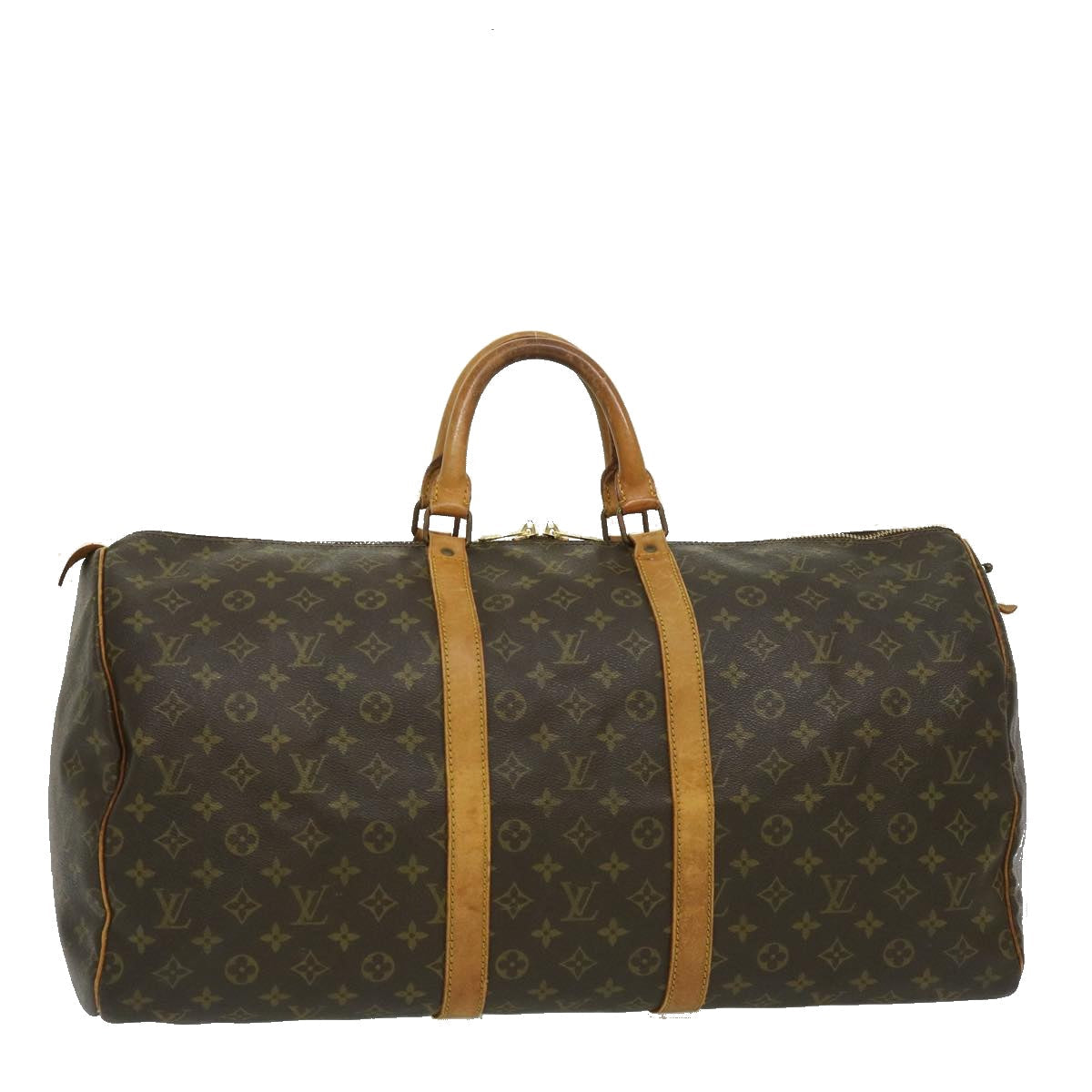 LOUIS VUITTON Monogram Keepall 55 Boston Bag Vintage M41424 LV am2496g