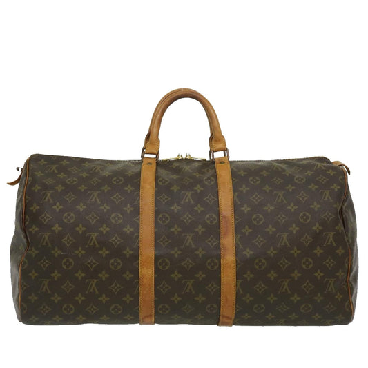 LOUIS VUITTON Monogram Keepall 55 Boston Bag Vintage M41424 LV am2496g