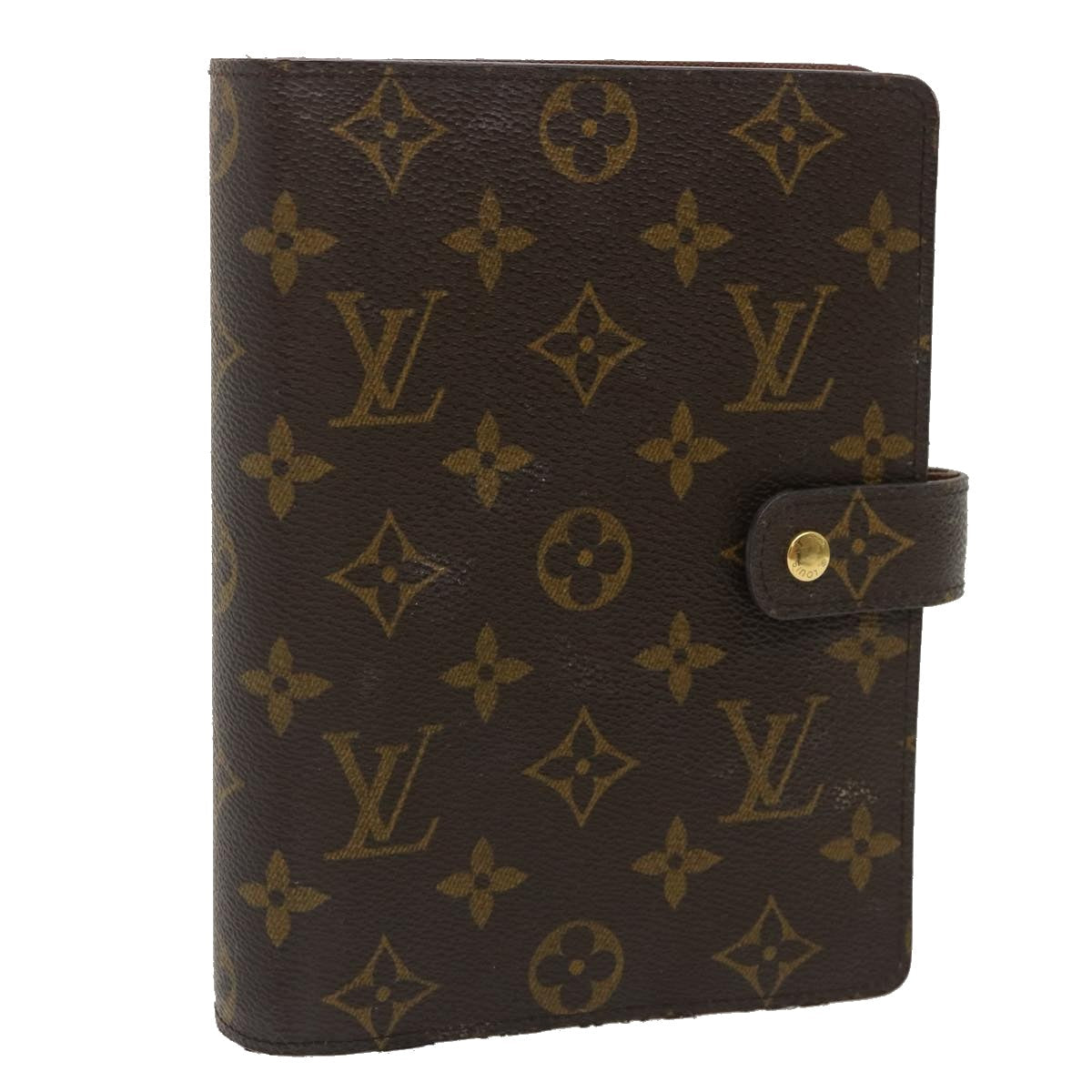 LOUIS VUITTON Monogram Agenda MM Day Planner Cover R20105 LV  am2509g