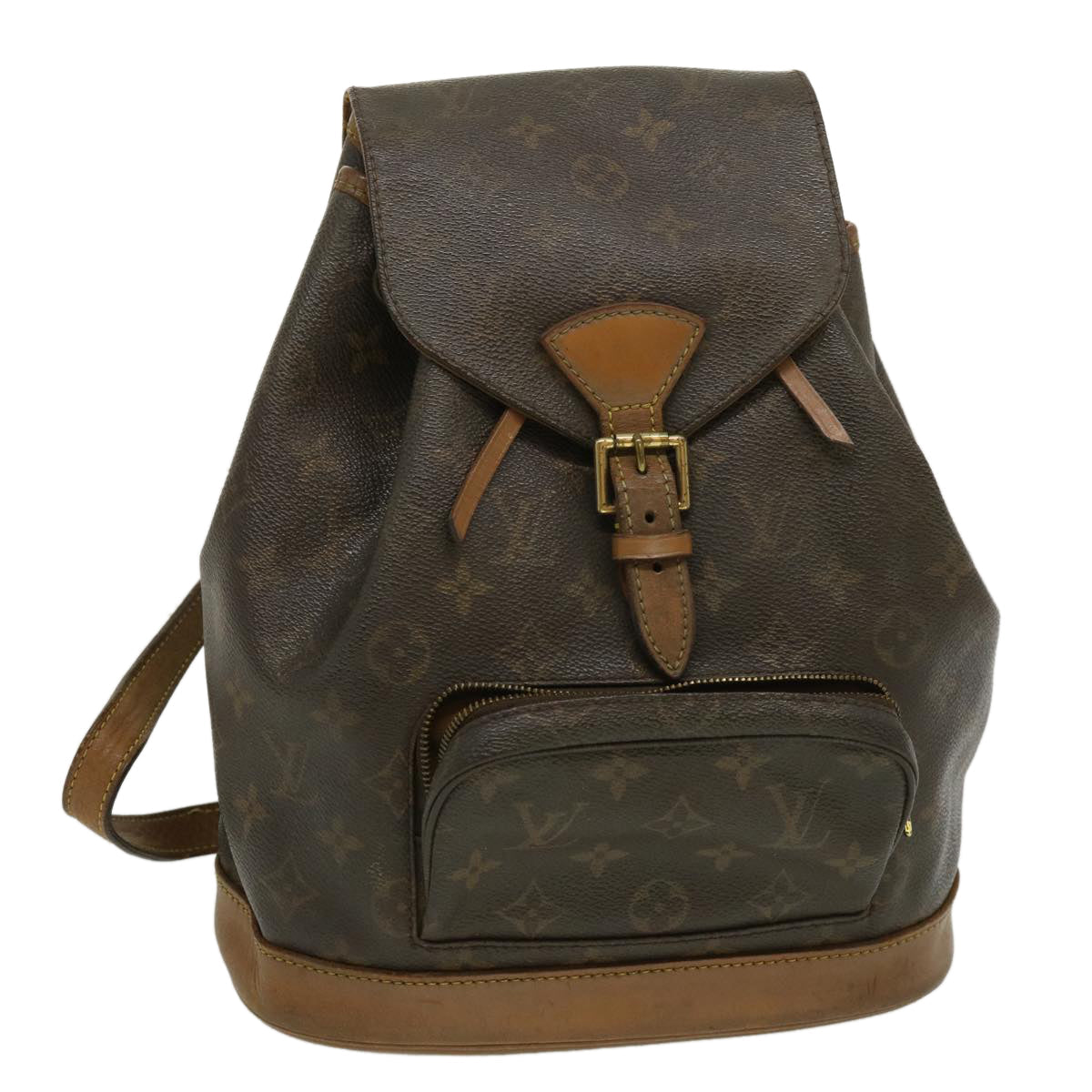 LOUIS VUITTON Monogram Montsouris MM Backpack M51136 LV am2571g