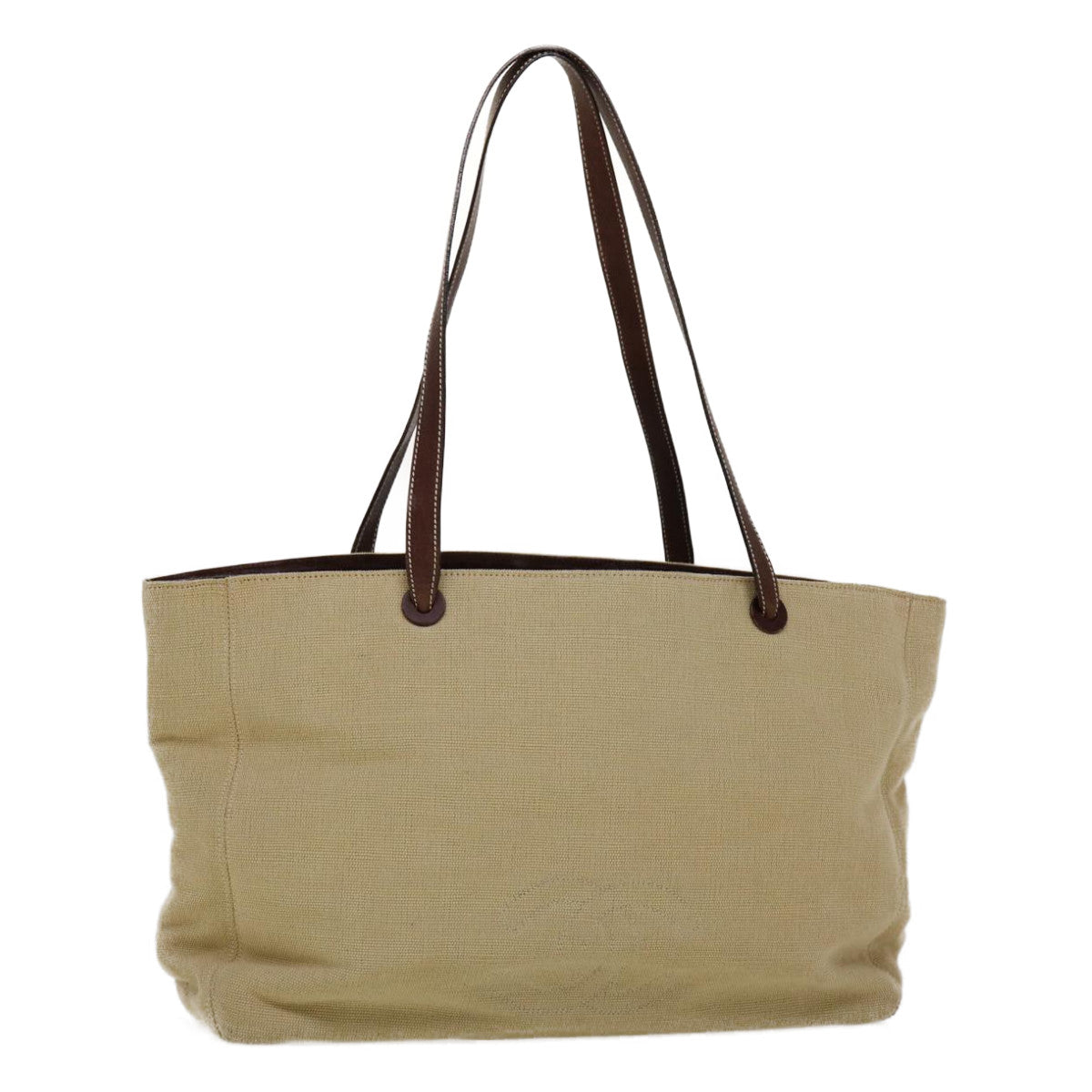 Luxury Chanel COCO Mark Tote Bag Canvas Beige CC  am2628g