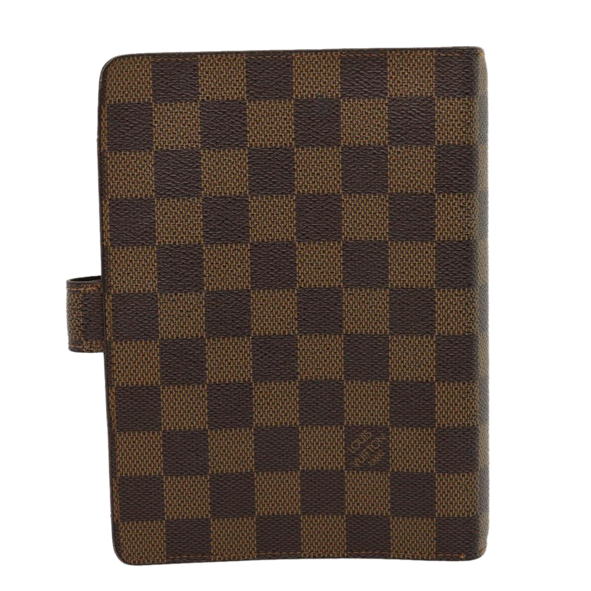 LOUIS VUITTON Damier Ebene Agenda MM Day Planner Cover R20240 LV am2692g