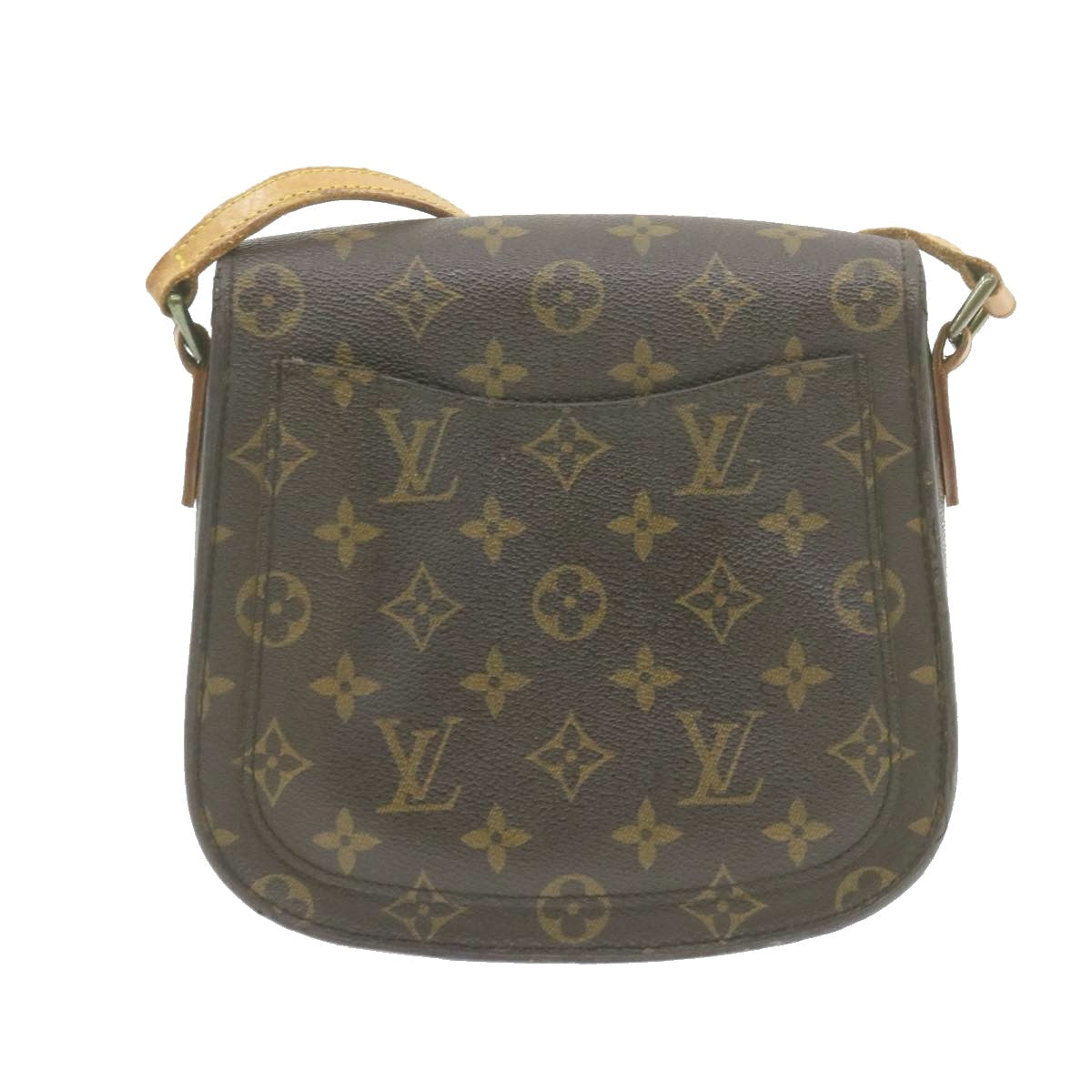 LOUIS VUITTON Monogram Saint Cloud MM Shoulder Bag M51243 LV am683g