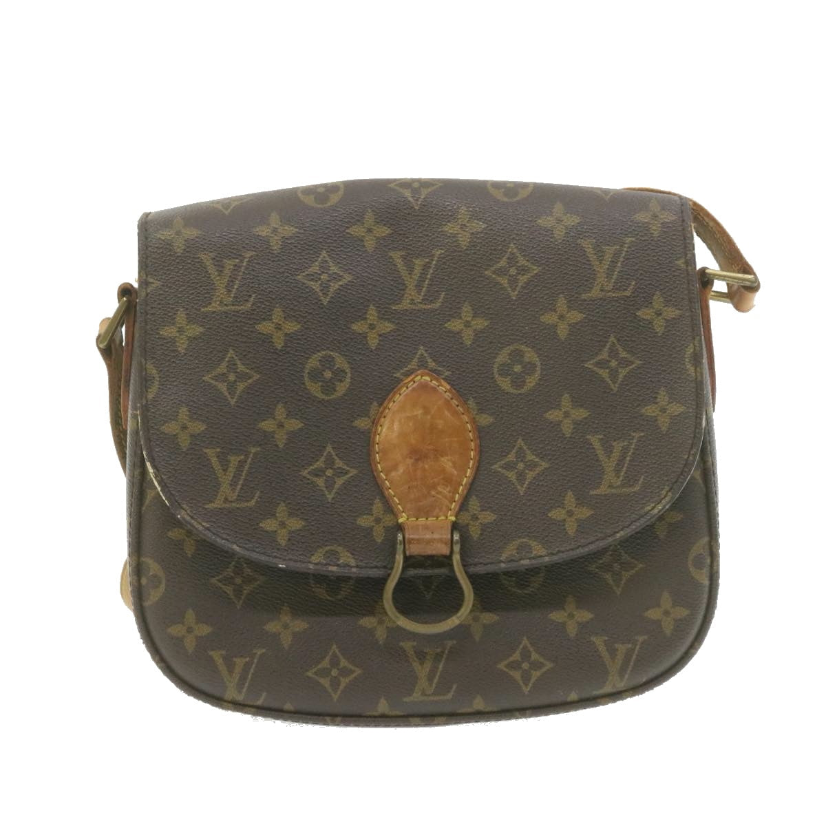 LOUIS VUITTON Monogram Saint Cloud GM Shoulder Bag M51242 LV am728g