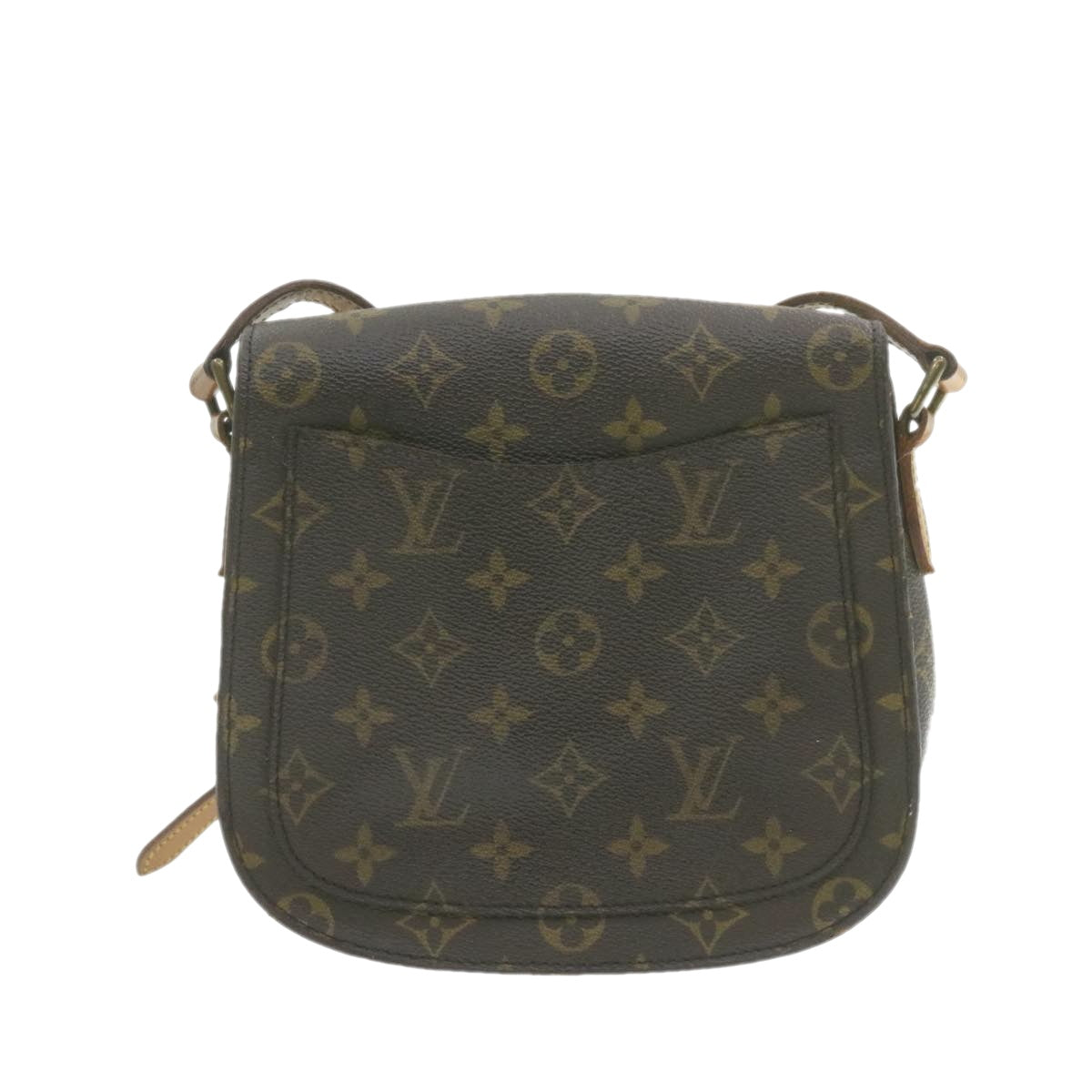 LOUIS VUITTON Monogram Saint Cloud MM Shoulder Bag M51243 LV am937g