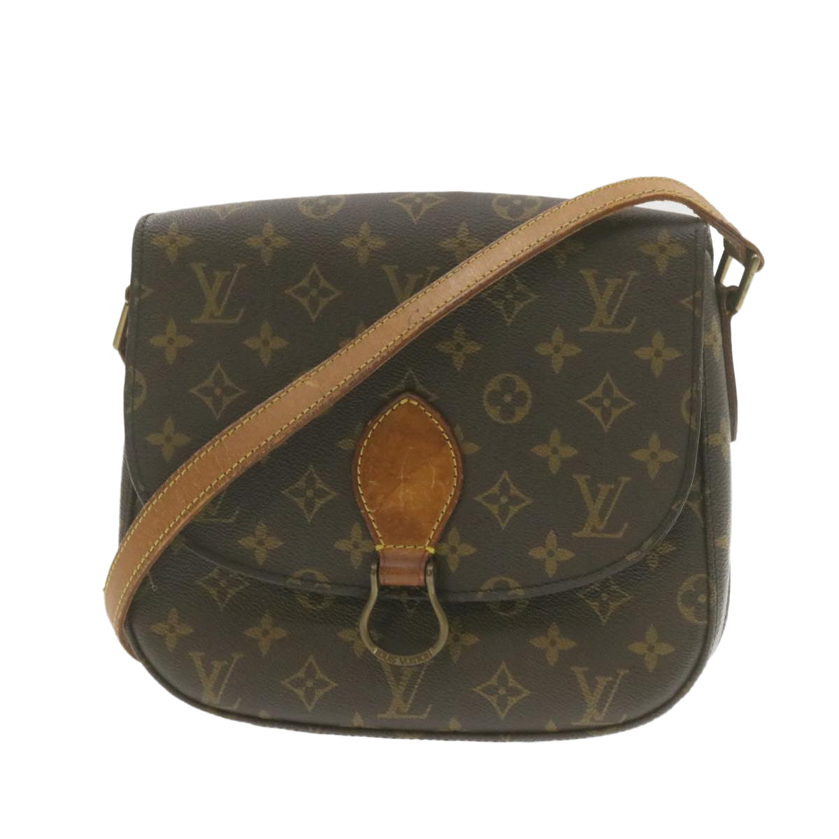 LOUIS VUITTON Monogram Saint Cloud GM Shoulder Bag M51242 LV am940g