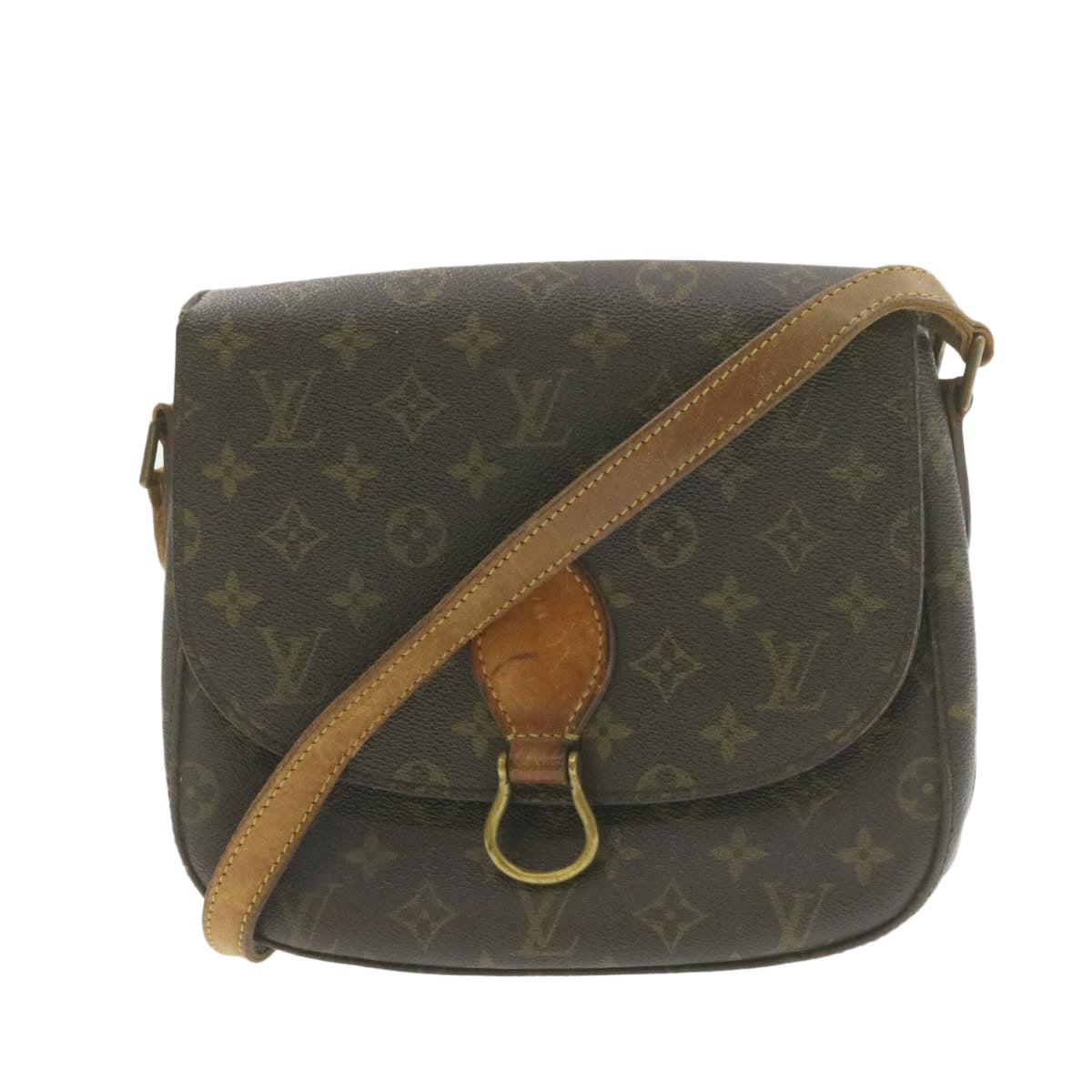 LOUIS VUITTON Monogram Saint Cloud GM Shoulder Bag M51242 LV am941g