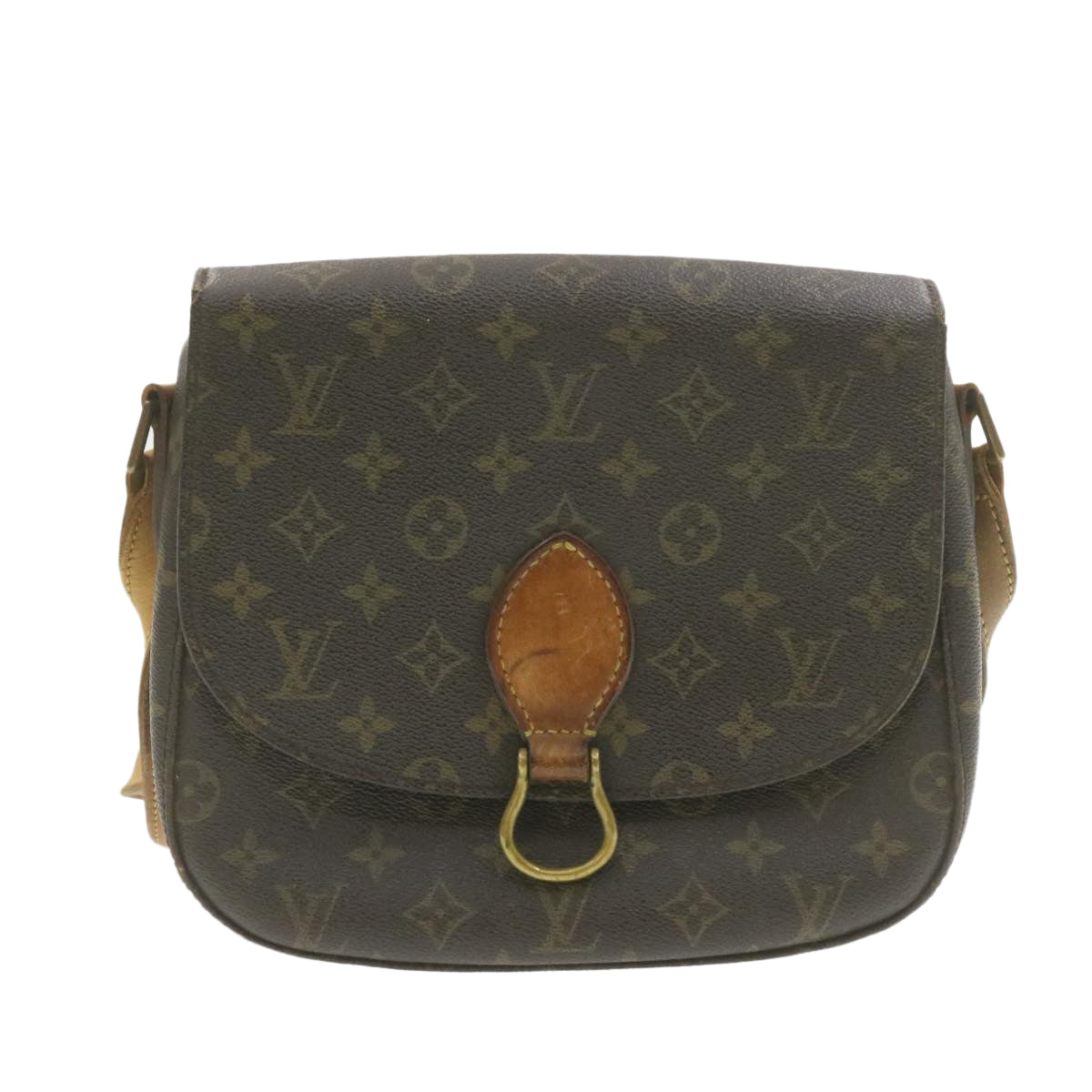 LOUIS VUITTON Monogram Saint Cloud GM Shoulder Bag M51242 LV am941g