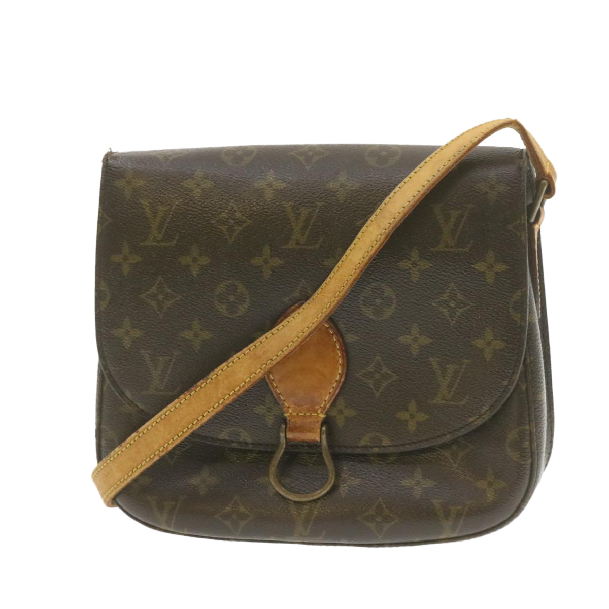 LOUIS VUITTON Monogram Saint Cloud GM Shoulder Bag M51242 LV am946g