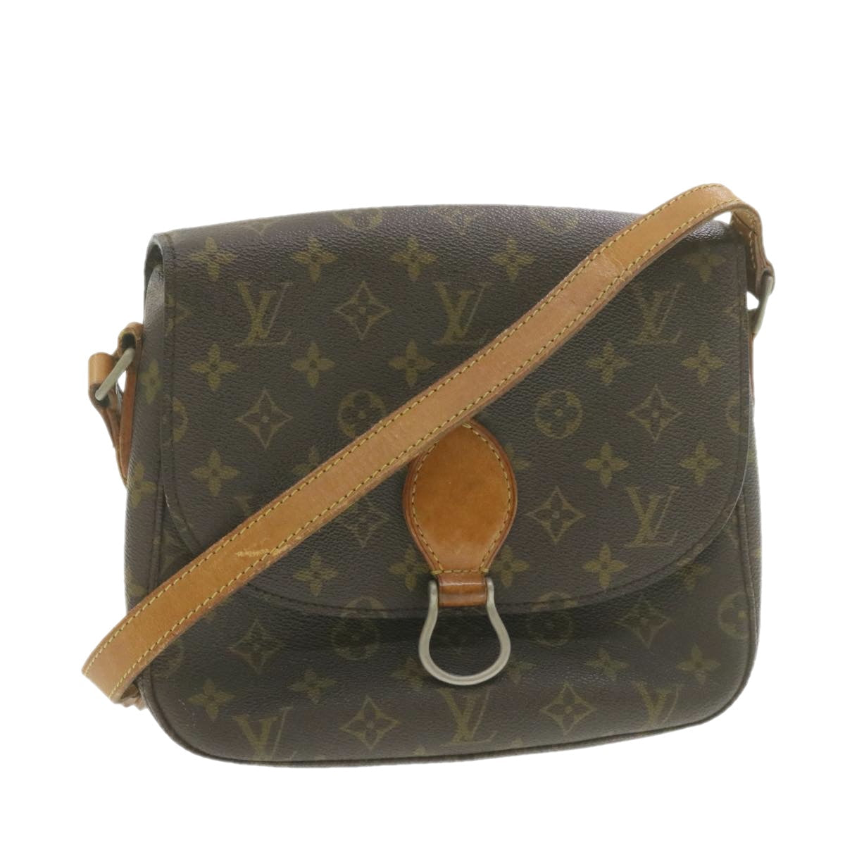 LOUIS VUITTON Monogram Saint Cloud GM Shoulder Bag M51242 LV am947g