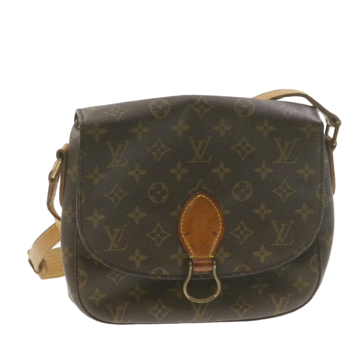 LOUIS VUITTON Monogram Saint Cloud GM Shoulder Bag M51242 LV am978g
