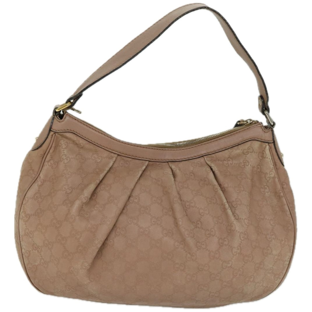 GUCCI Guccissima GG Canvas Shoulder Bag Beige 232955  hk1103