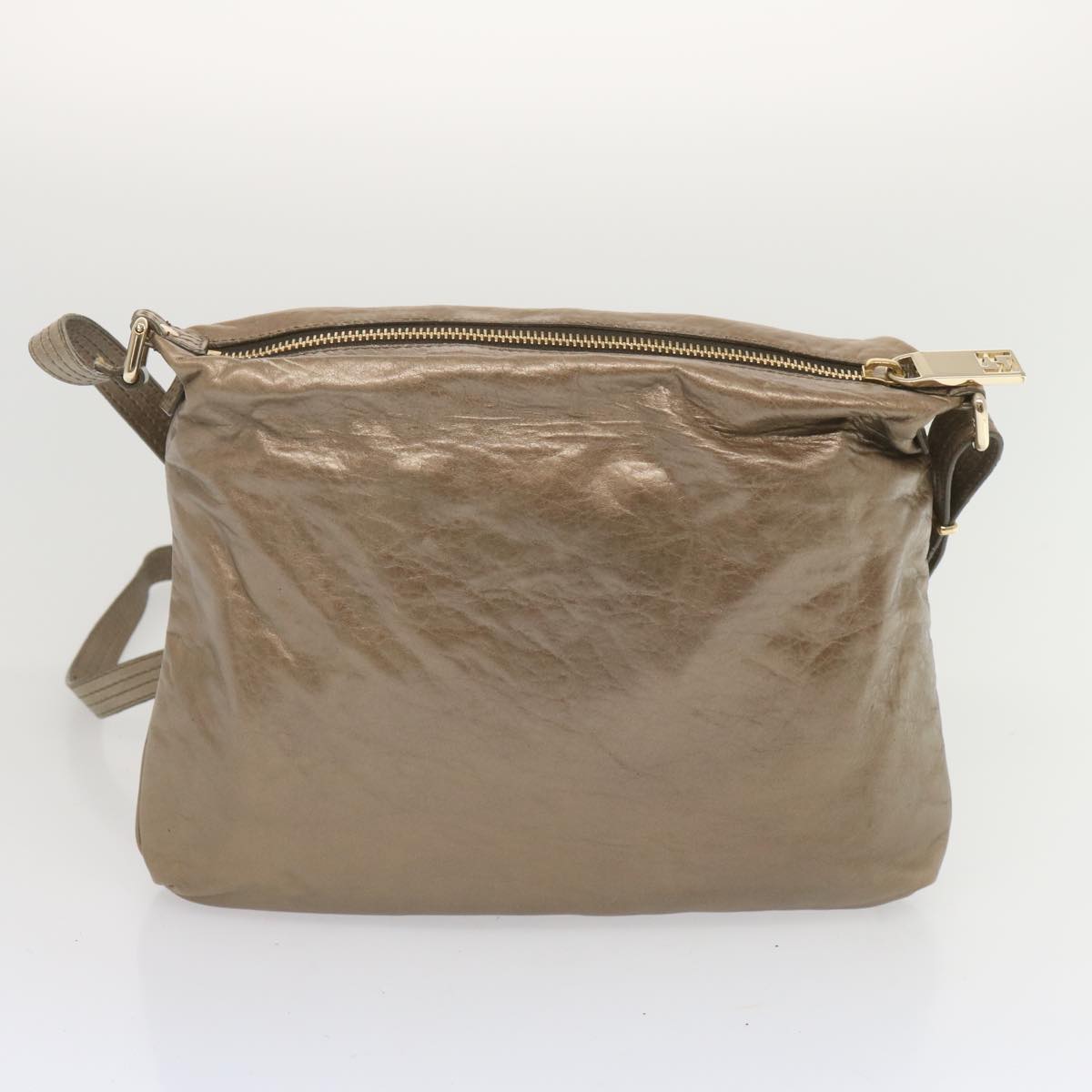 Luxury FendiShoulder Bag Leather Bronzehk1152