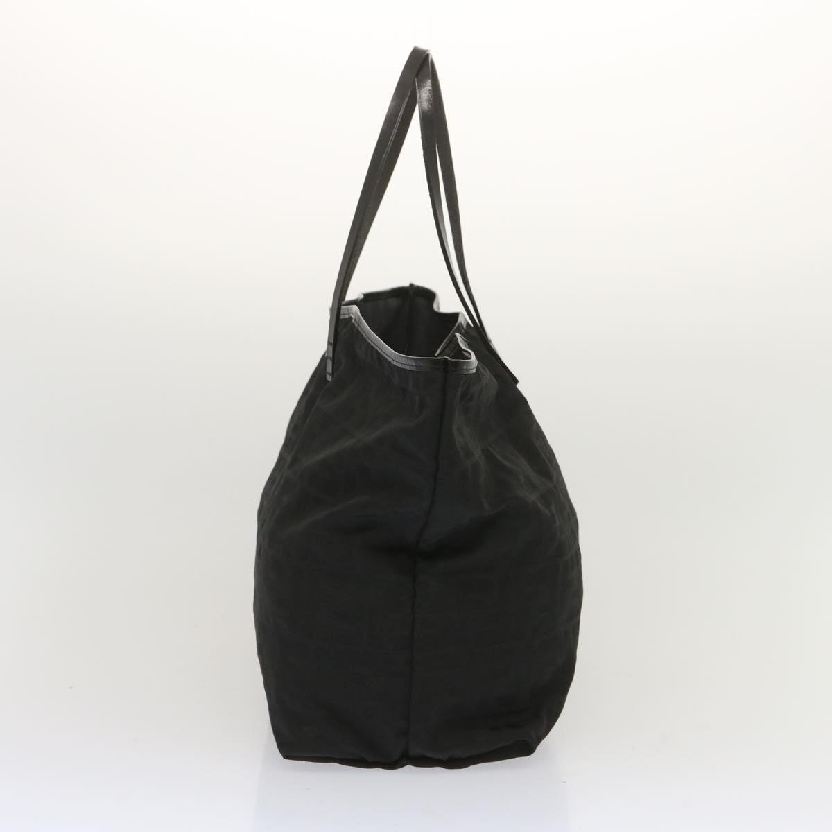 Luxury FendiZucca Canvas Tote Bag Blackhk1174