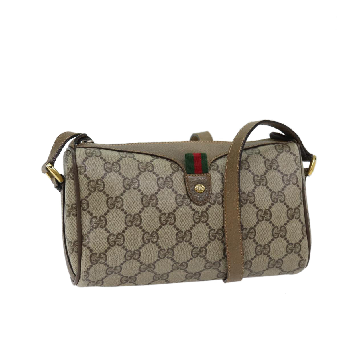 Luxury Gucci Trending 2025 GG Canvas Web Sherry Line Shoulder Bag PVC Beige Green Red  hk1193