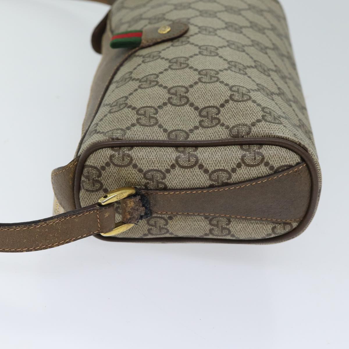 Luxury Gucci Trending 2025 GG Canvas Web Sherry Line Shoulder Bag PVC Beige Green Red  hk1193