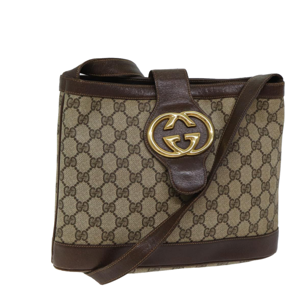 Luxury Gucci Trending 2025 GG Canvas Shoulder Bag PVC Beige  hk1205