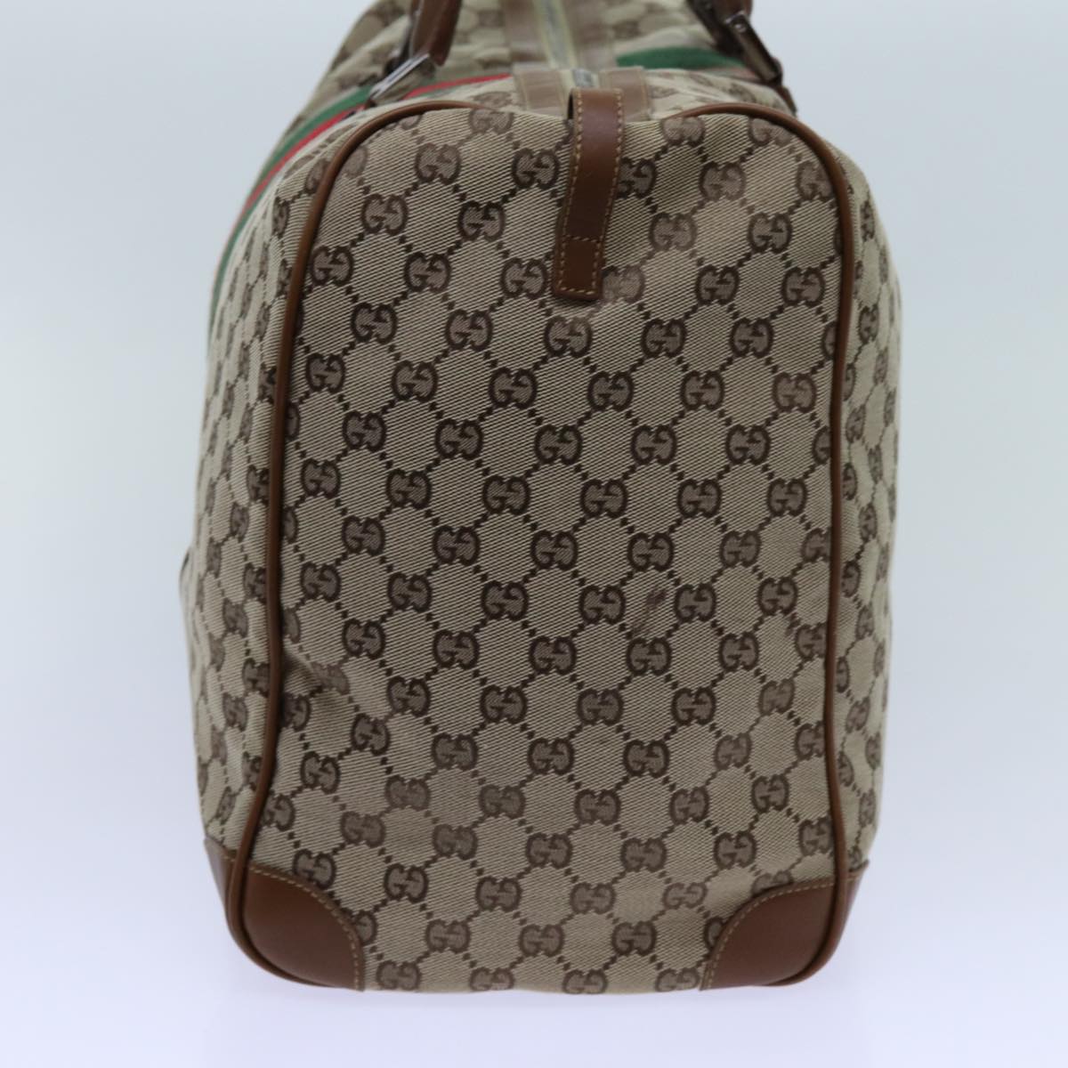 Luxury Gucci Trending 2025 GG Canvas Web Sherry Line Boston Bag Beige Green Red  hk1220