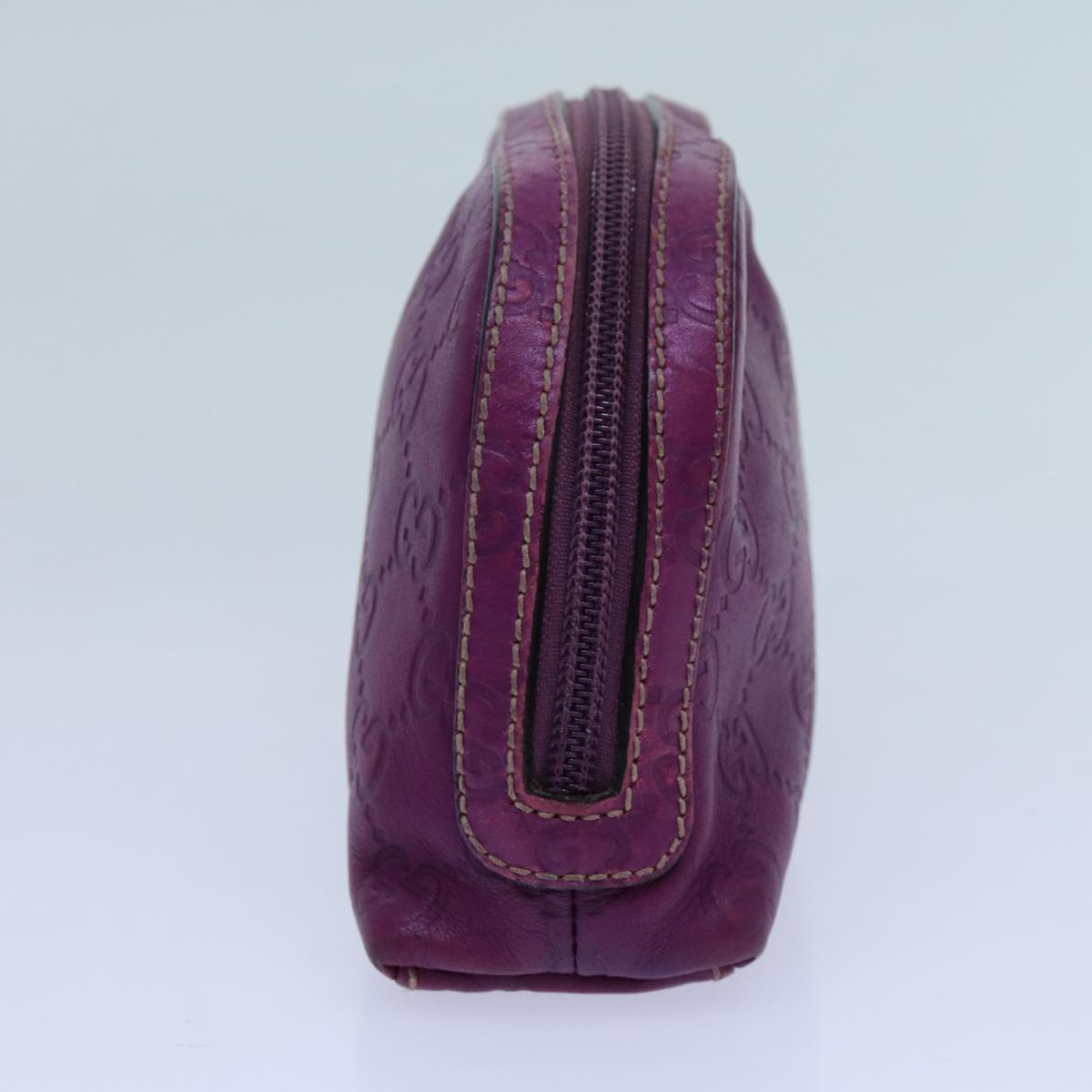 Luxury Gucci Trending 2025 Luxury Gucci Trending 2025ssima GG Canvas Pouch Leather Purple 272366  hk1243