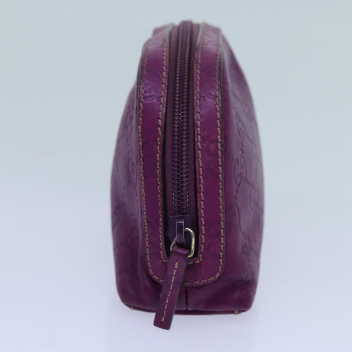 Luxury Gucci Trending 2025 Luxury Gucci Trending 2025ssima GG Canvas Pouch Leather Purple 272366  hk1243