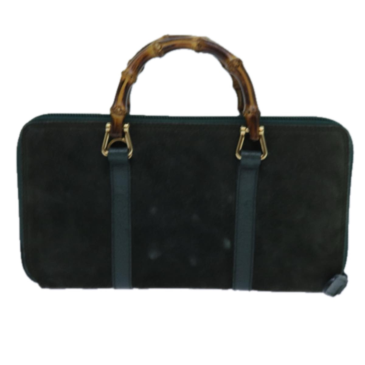 Luxury Gucci Trending 2025 Bamboo Shoulder Wallet Suede Leather Green 039 1998 0700  hk1252