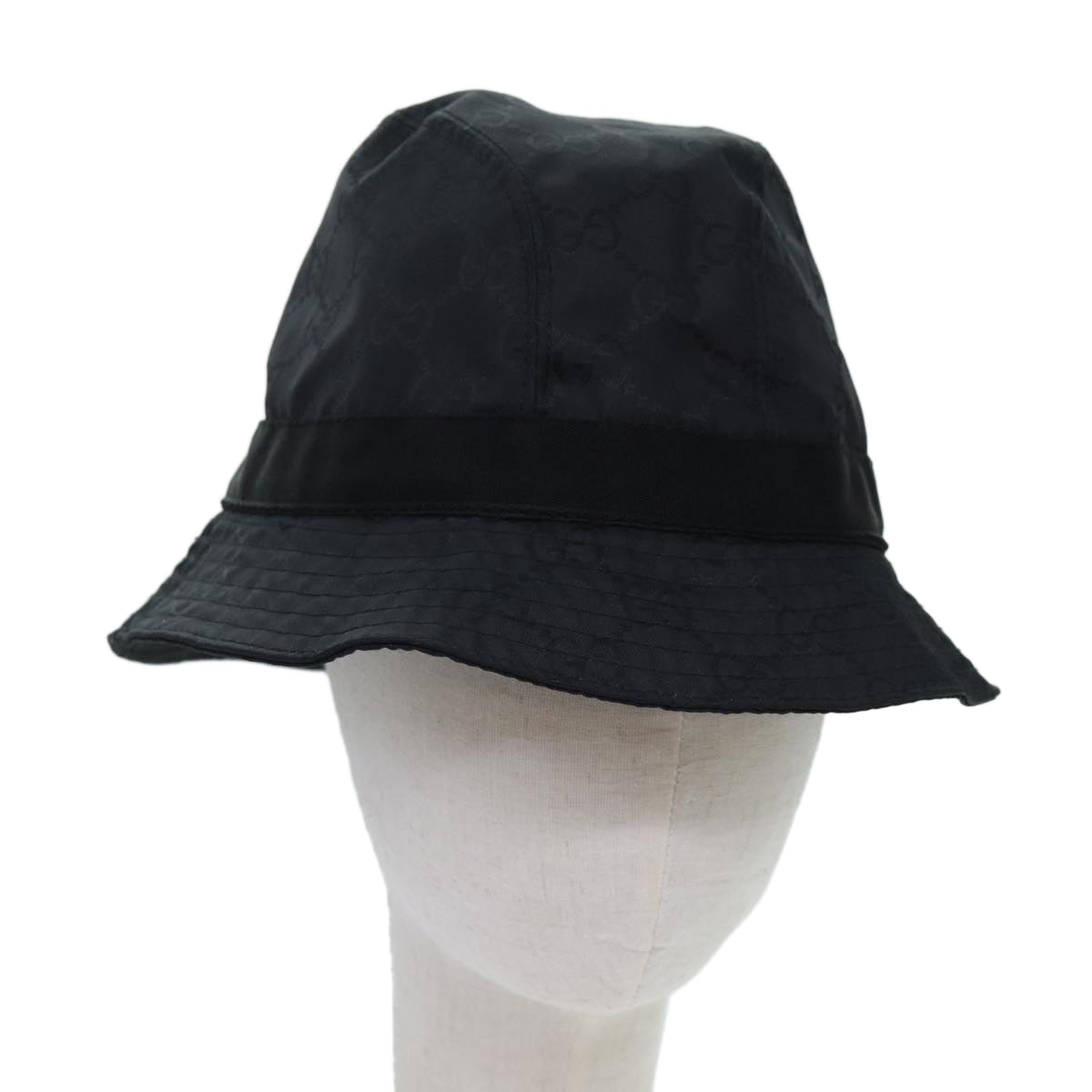Luxury Gucci Trending 2025 GG Canvas Bucket Hat Nylon XL Black  hk1255